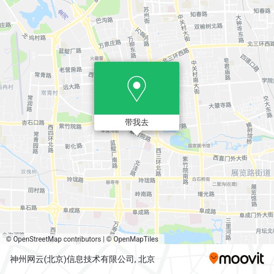 神州网云(北京)信息技术有限公司地图