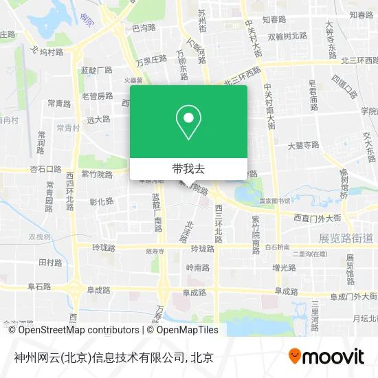 神州网云(北京)信息技术有限公司地图