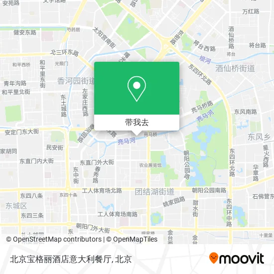 北京宝格丽酒店意大利餐厅地图