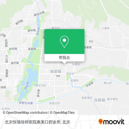 北京恒瑞佳祥医院惠美口腔诊所地图