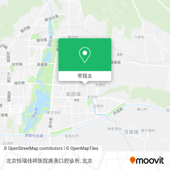 北京恒瑞佳祥医院惠美口腔诊所地图