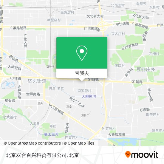 北京双合百兴科贸有限公司地图