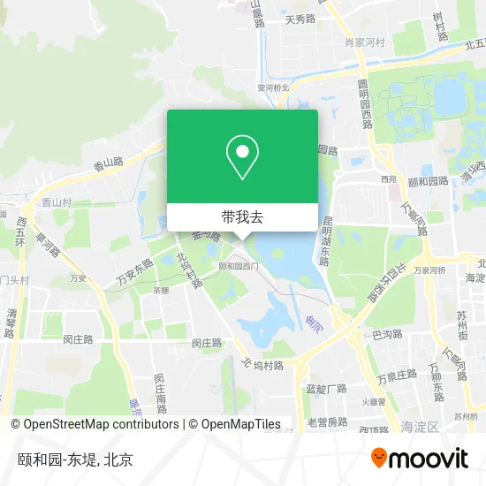 颐和园-东堤地图