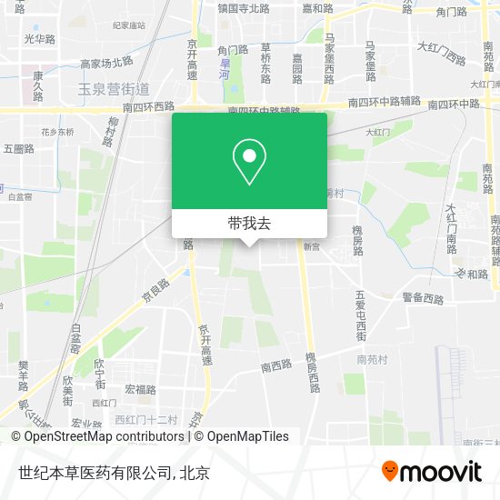 世纪本草医药有限公司地图