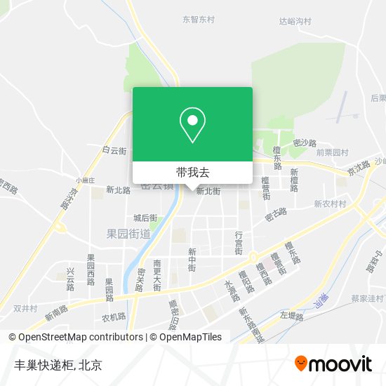 丰巢快递柜地图