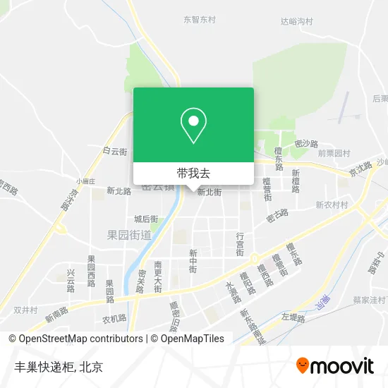 丰巢快递柜地图