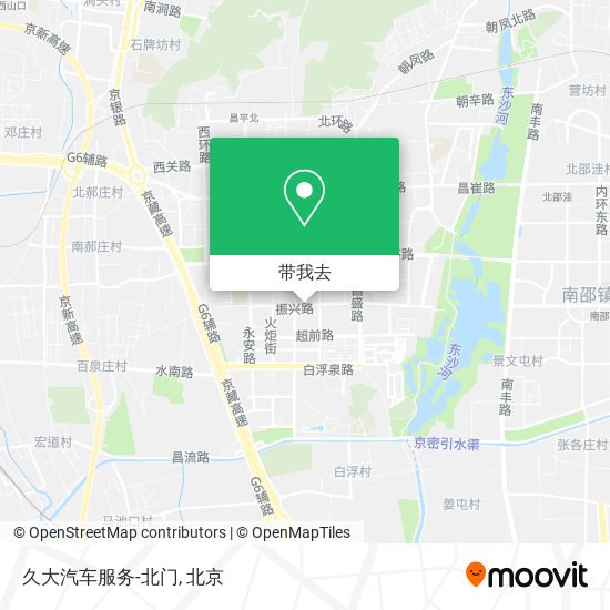 久大汽车服务-北门地图