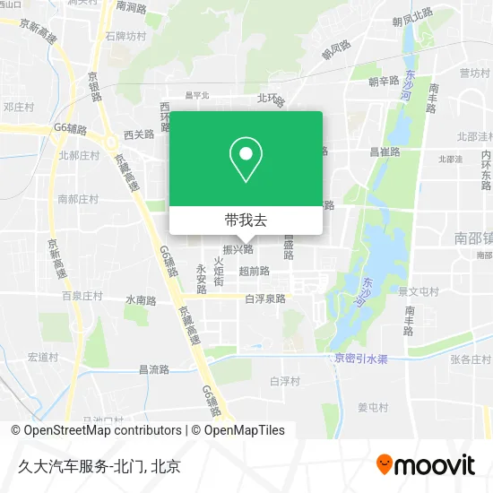 久大汽车服务-北门地图