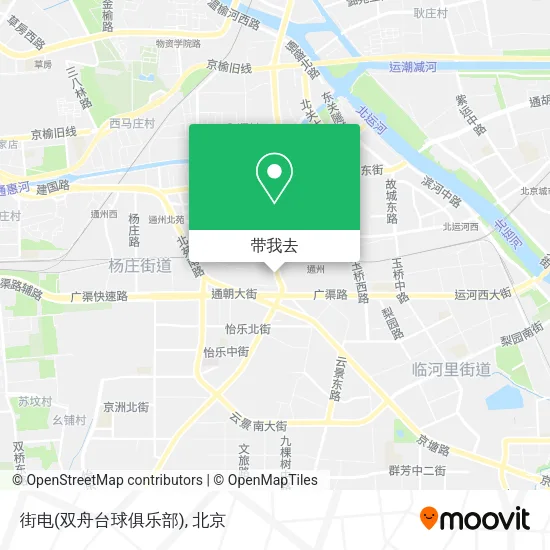 街电(双舟台球俱乐部)地图