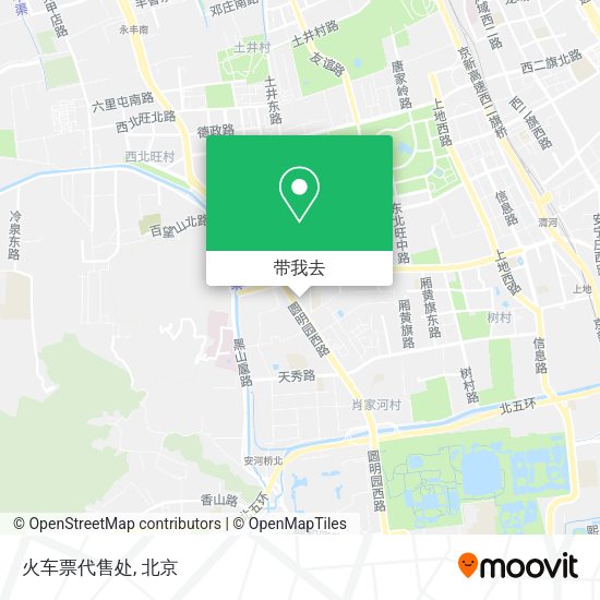火车票代售处地图