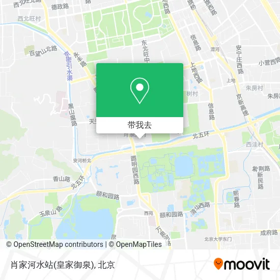 肖家河水站(皇家御泉)地图