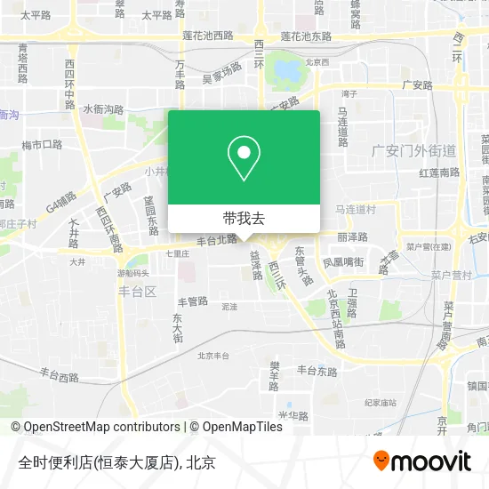 全时便利店(恒泰大厦店)地图