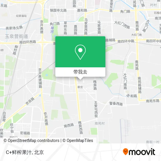 C+鲜榨果汁地图