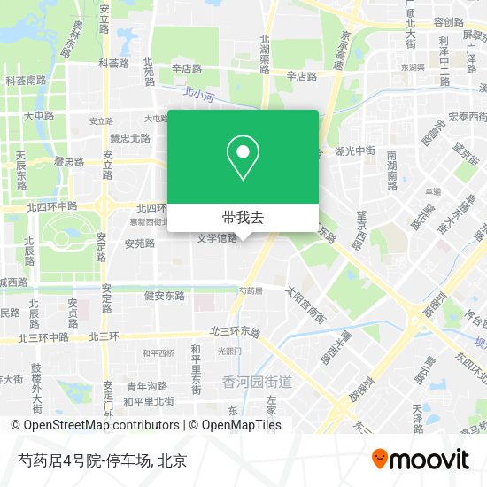 芍药居4号院-停车场地图