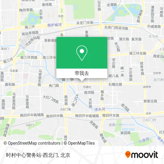 时村中心警务站-西北门地图