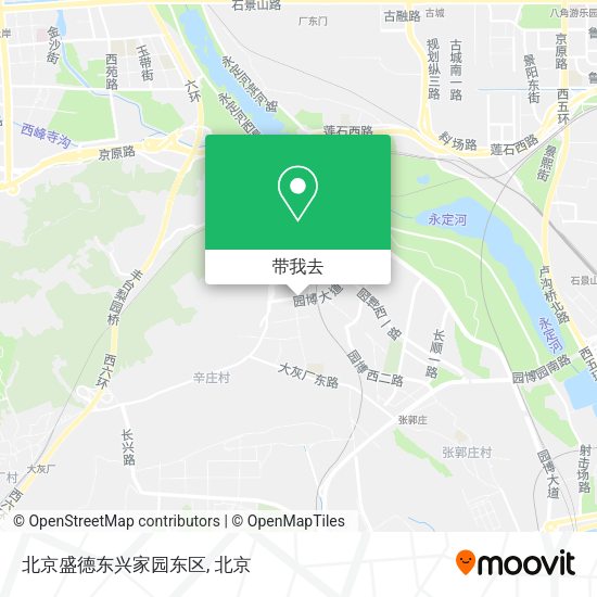 北京盛德东兴家园东区地图