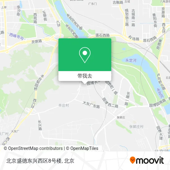 北京盛德东兴西区8号楼地图