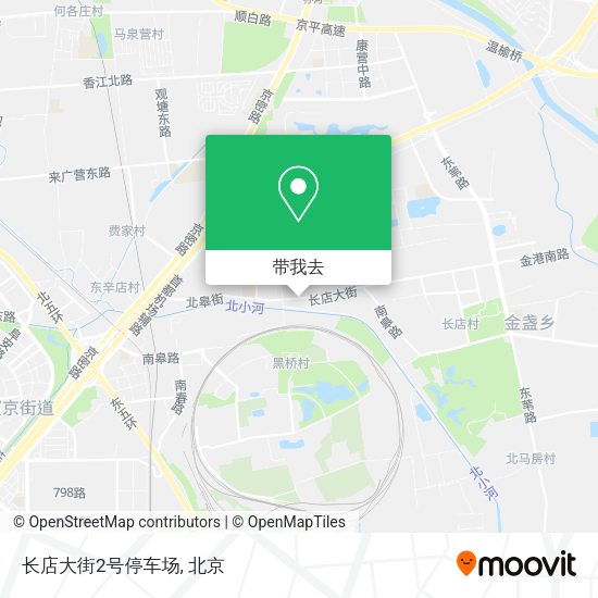长店大街2号停车场地图