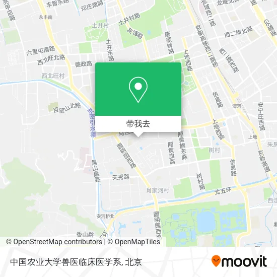 中国农业大学兽医临床医学系地图