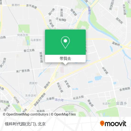 领科时代园(北门)地图