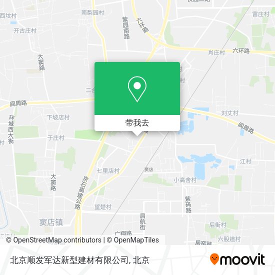 北京顺发军达新型建材有限公司地图