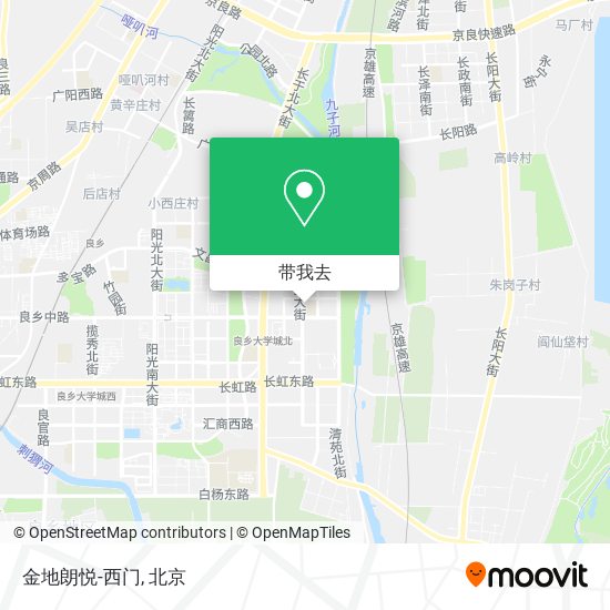 金地朗悦-西门地图
