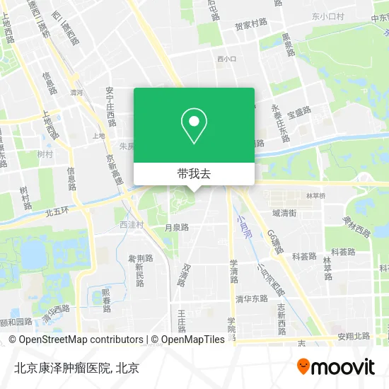北京康泽肿瘤医院地图