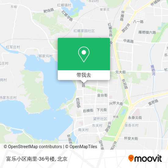富乐小区南里-36号楼地图