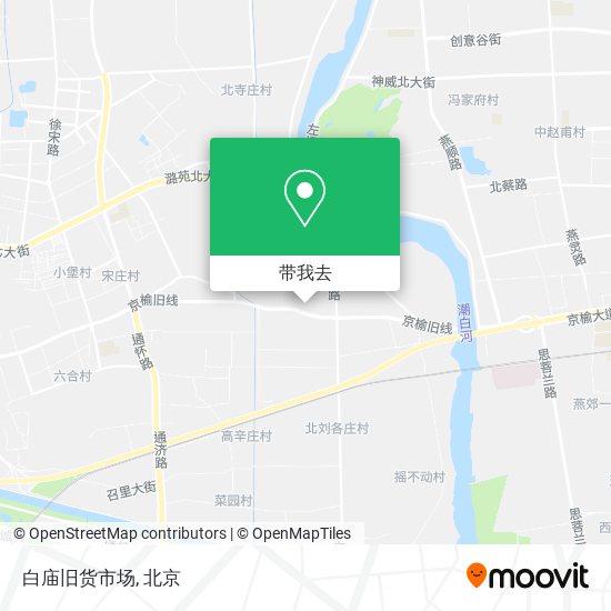 白庙旧货市场地图