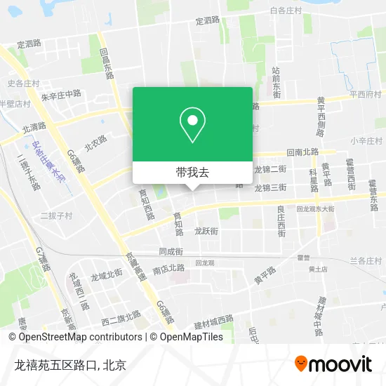 龙禧苑五区路口地图