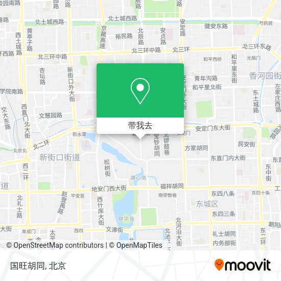 国旺胡同地图