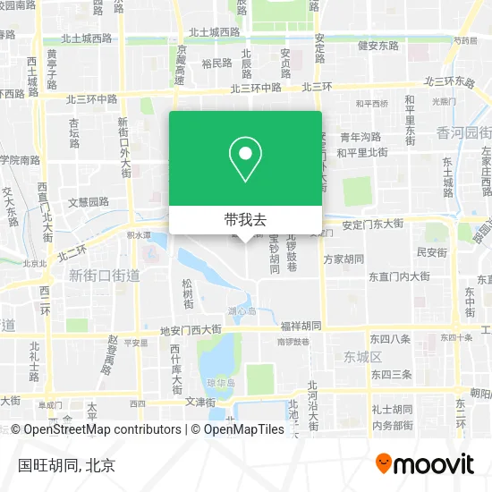 国旺胡同地图