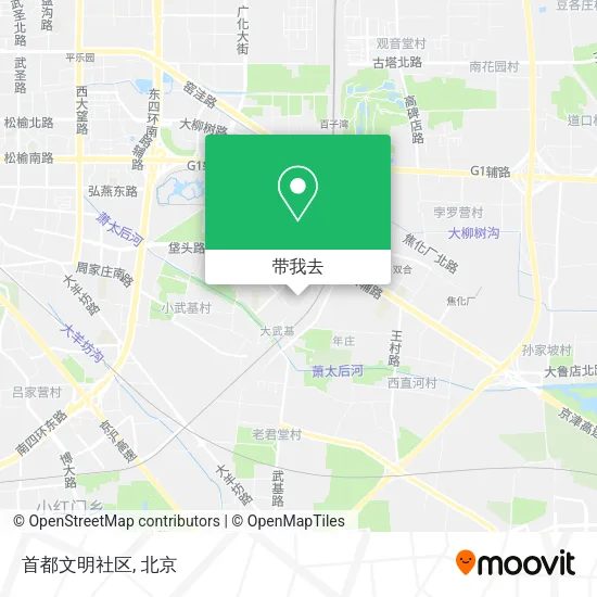 首都文明社区地图