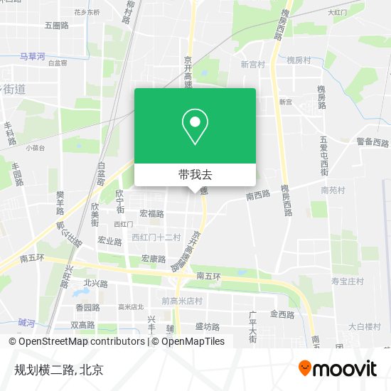 规划横二路地图