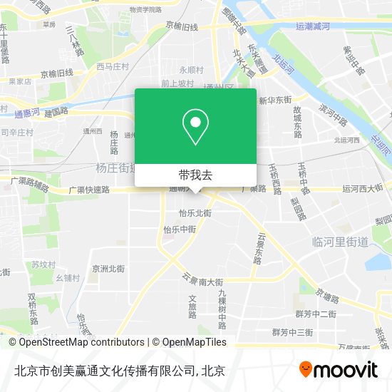 北京市创美赢通文化传播有限公司地图