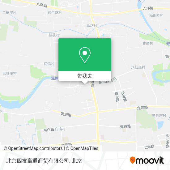 北京四友赢通商贸有限公司地图
