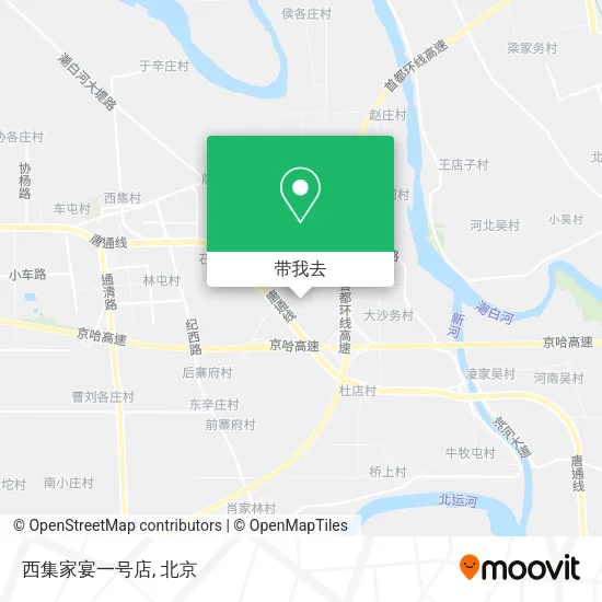 西集家宴一号店地图