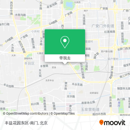 丰益花园东区-南门地图