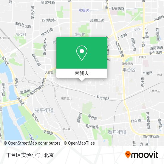 丰台区实验小学地图