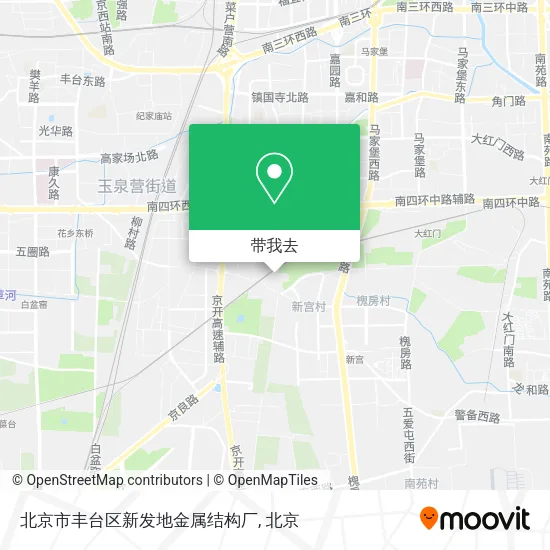 北京市丰台区新发地金属结构厂地图