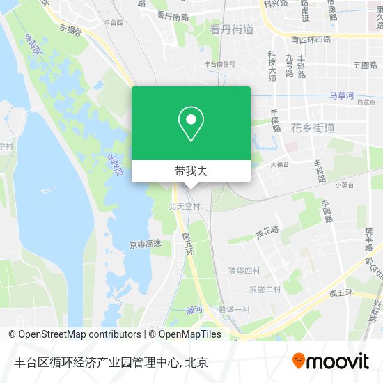 丰台区循环经济产业园管理中心地图