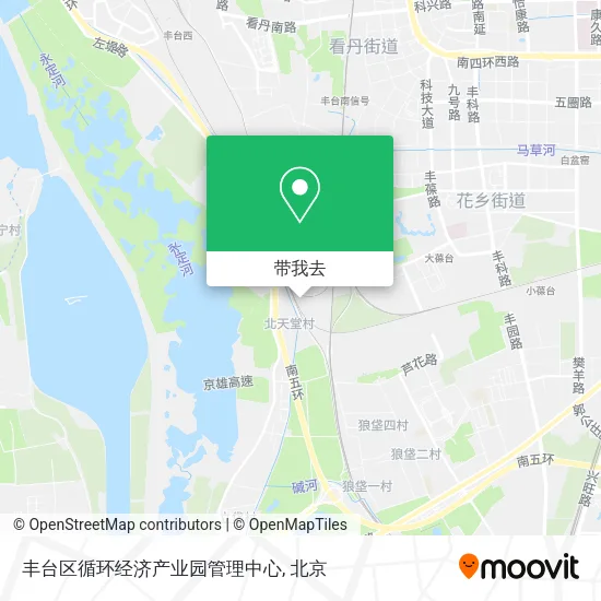 丰台区循环经济产业园管理中心地图
