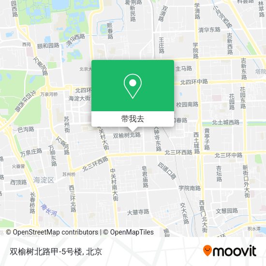 双榆树北路甲-5号楼地图