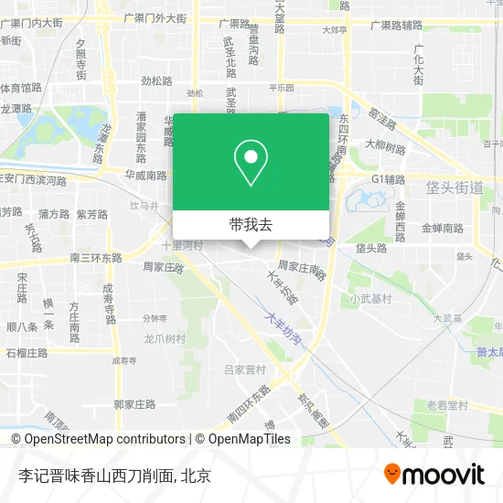 李记晋味香山西刀削面地图