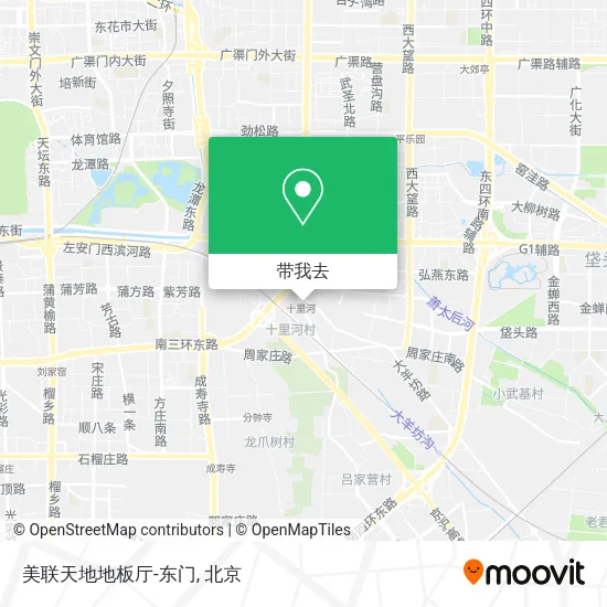 美联天地地板厅-东门地图