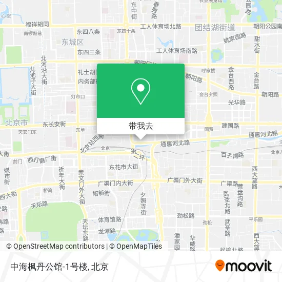 中海枫丹公馆-1号楼地图