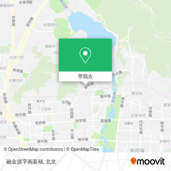 融金源字画装裱地图