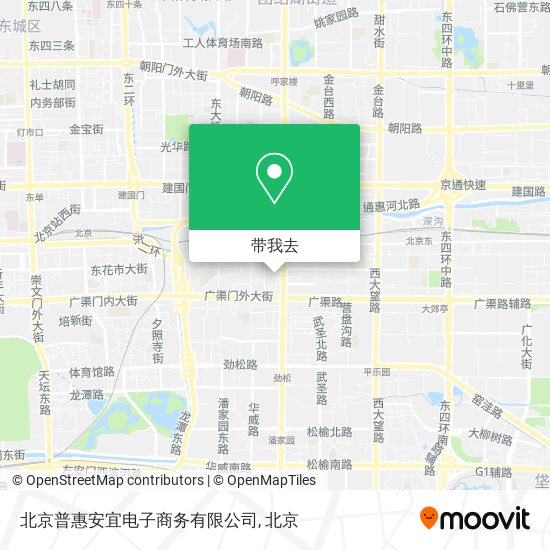 北京普惠安宜电子商务有限公司地图
