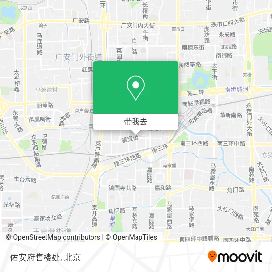 佑安府售楼处地图