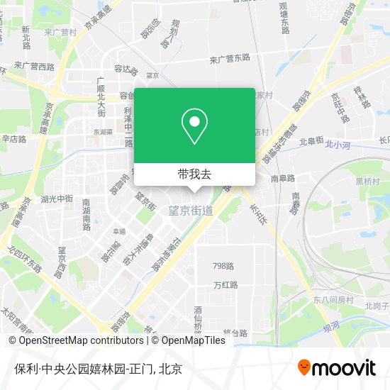 保利·中央公园嬉林园-正门地图
